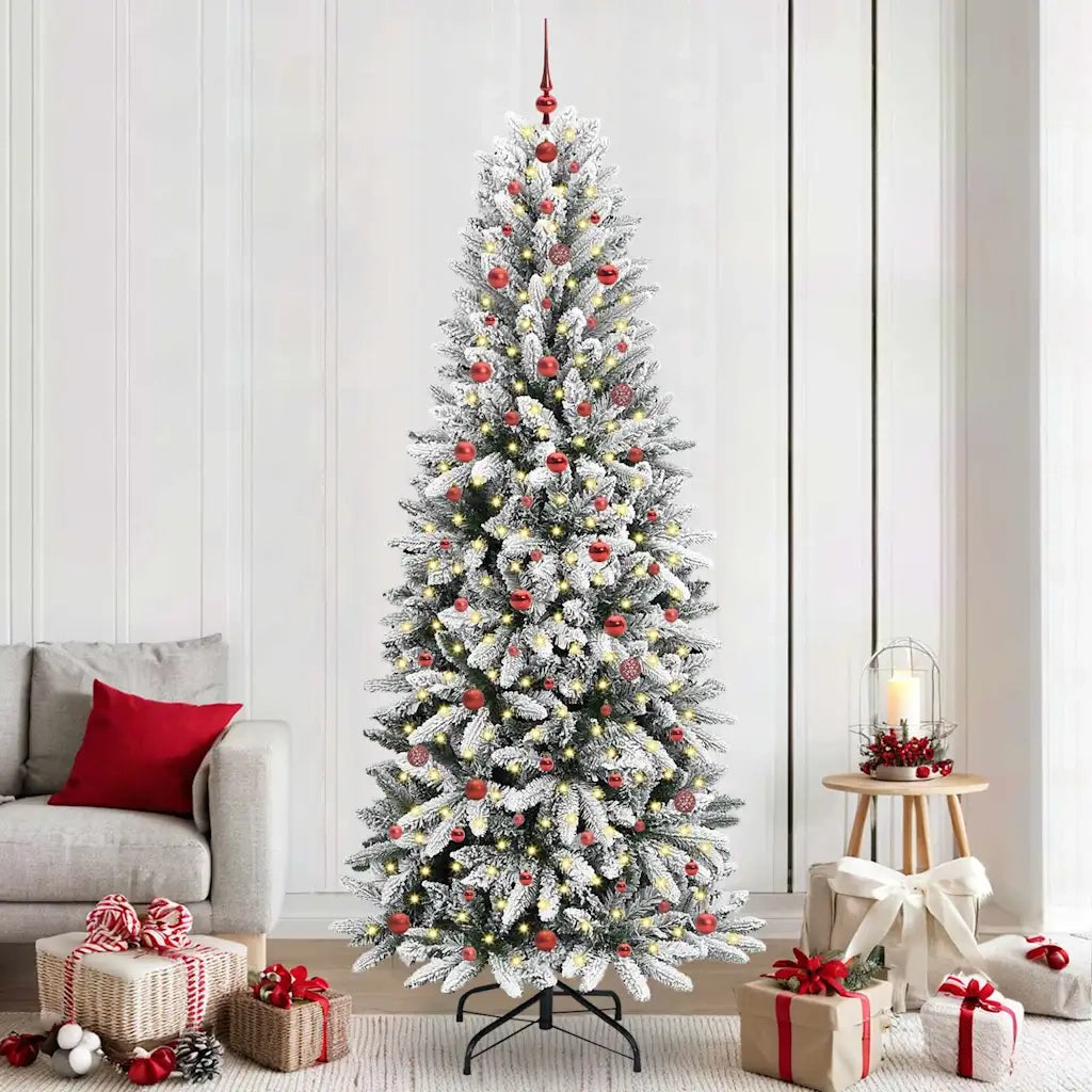 Albero di Natale | Decorazioni natalizie artificiale con 300 LED Bianco 240 cm