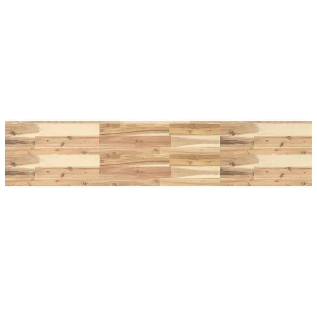 Mensole da Parete 2 pz 140x30x4 cm Legno Acacia Non Trattato