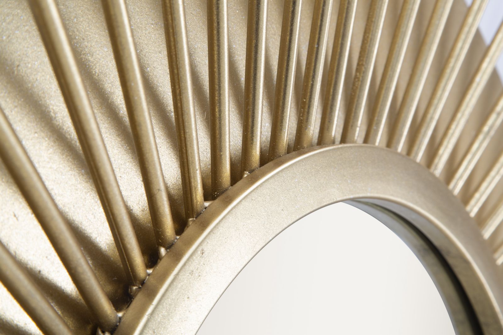 Specchio Eye Glam 75x8x110,5 cm in Ferro e MDF Oro