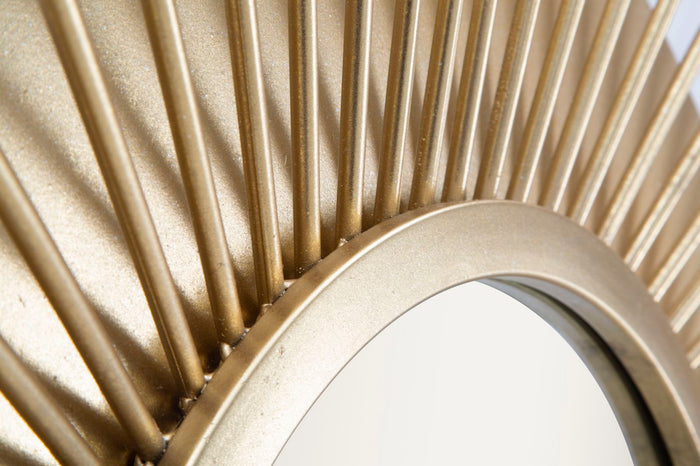 Specchio Eye Glam 75x8x110,5 cm in Ferro e MDF Oro