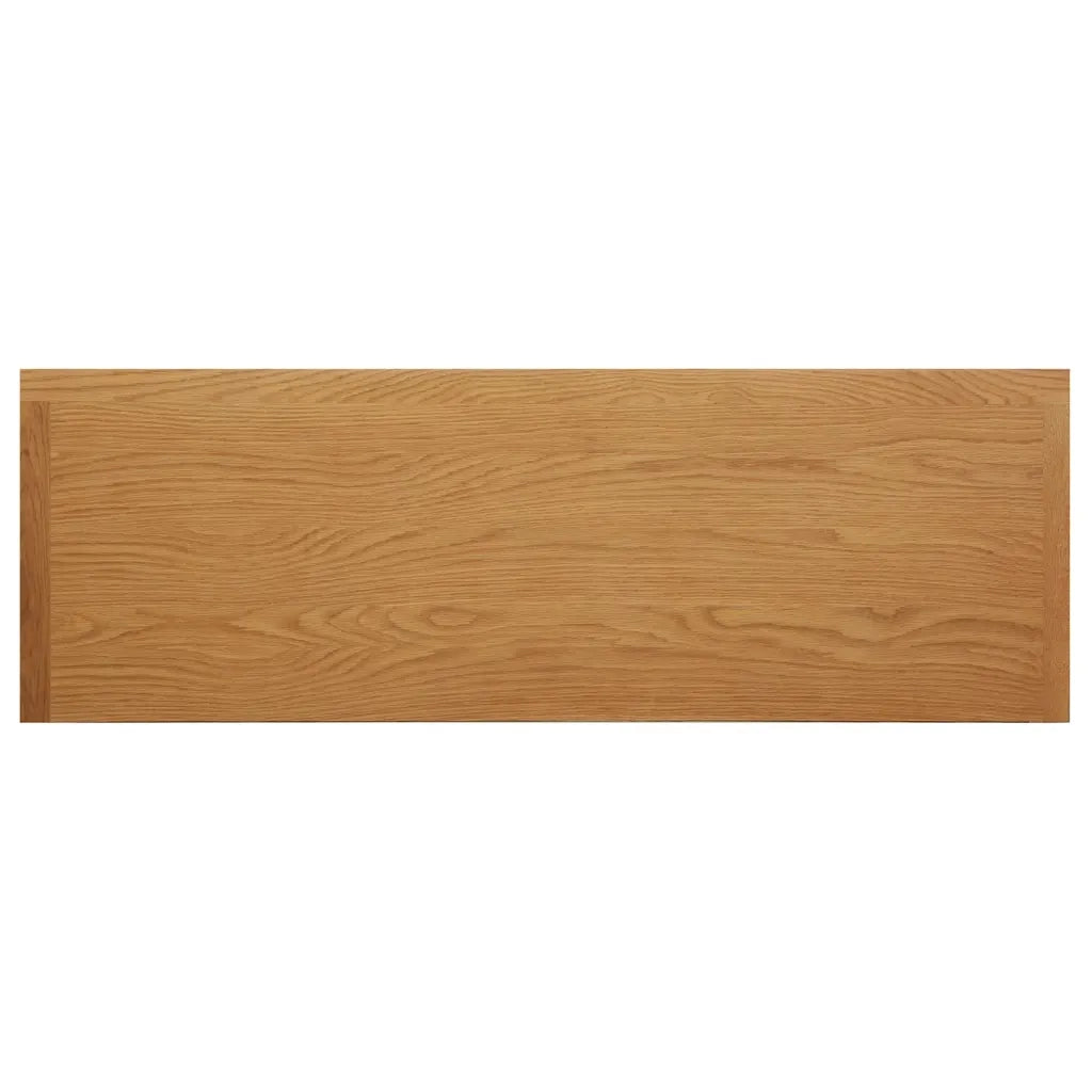 Tavolo da Trucco 110x40x75 cm in Legno Massello di Rovere 327437