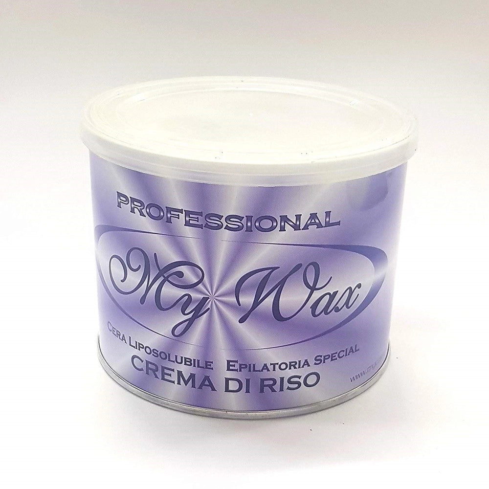 Trade Shop - Barattolo Cera Depilatoria Liposolubile Crema Riso 400 Ml Depilazione Ceretta -