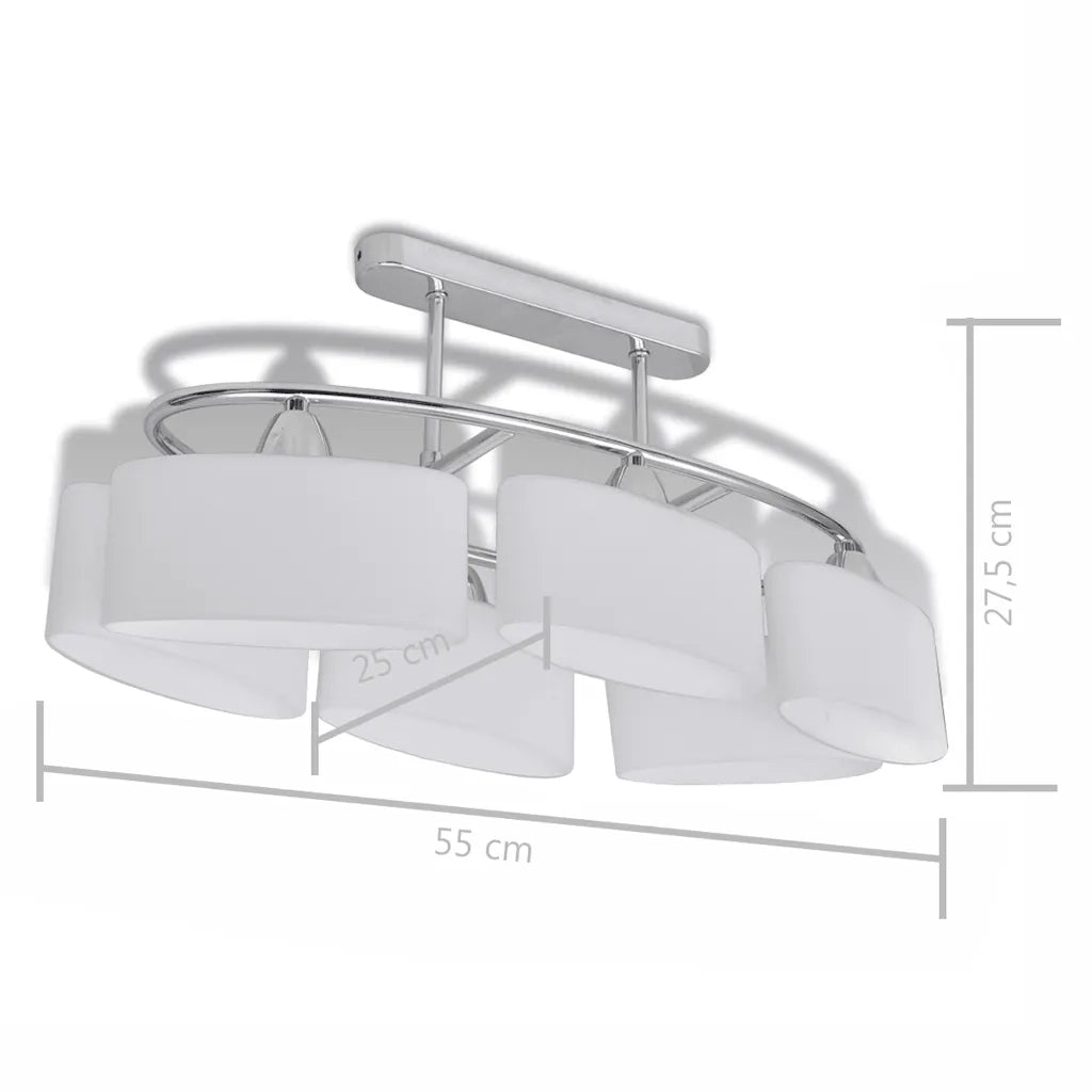 Lampade da Soffitto Ellissoidali 2 pz Paralume in Vetro E14 CFW1623846