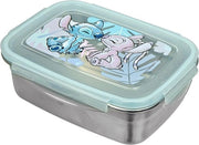 Borsa per panini in acciaio inossidabile con chiusura ermetica in gomma capacità 550 ml con scatola sandwich per scuola per bambini