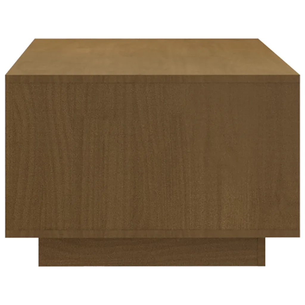 Tavolino Marrone ambra 110x50x33,5 cm in Legno Massello di Pino 809885