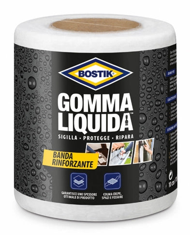 BOSTIK GOMMA LIQUIDA BANDA RINFORZ 10 CM X 10 M- 6,0 pz