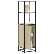Credenza Rovere Sonoma 35,5x35x139 cm Legno Multistrato Metallo 849045