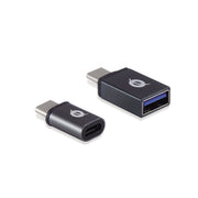 CONCEPTRONIC DONN04G - ADATTATORE USB-C (M) / USB A 3.0 (F) + USB-C (M) / MICRO USB (F)