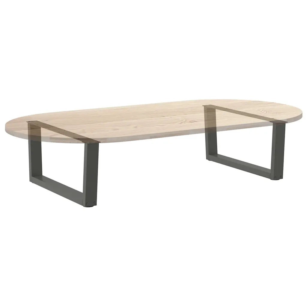 Gambe per Tavolino da CaffÃ¨ a Forma di V 2 pz Antracite 70x(30-31,3) cm Acciaio