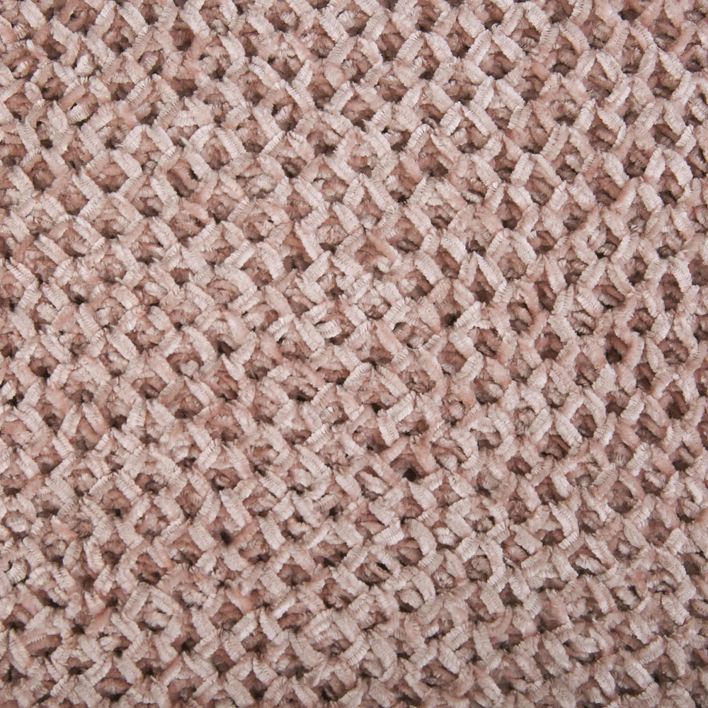 Plaid Coperta Rosa Ciniglia Lavorata A Maglia 150 x 200 cm Camera Da Letto Soggiorno Morbido Peluche