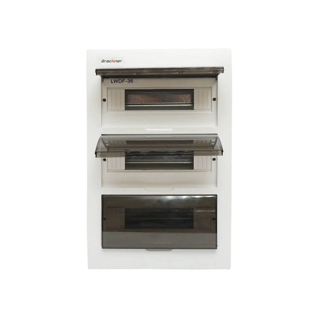 Pannello portafusibili da incasso 36 moduli 440x260x95mm IP40 Breckner Germany
