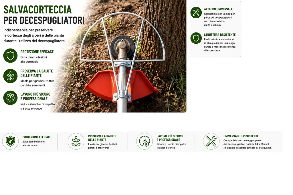 SALVACORTECCIA PER DECESPUGLIATORE
