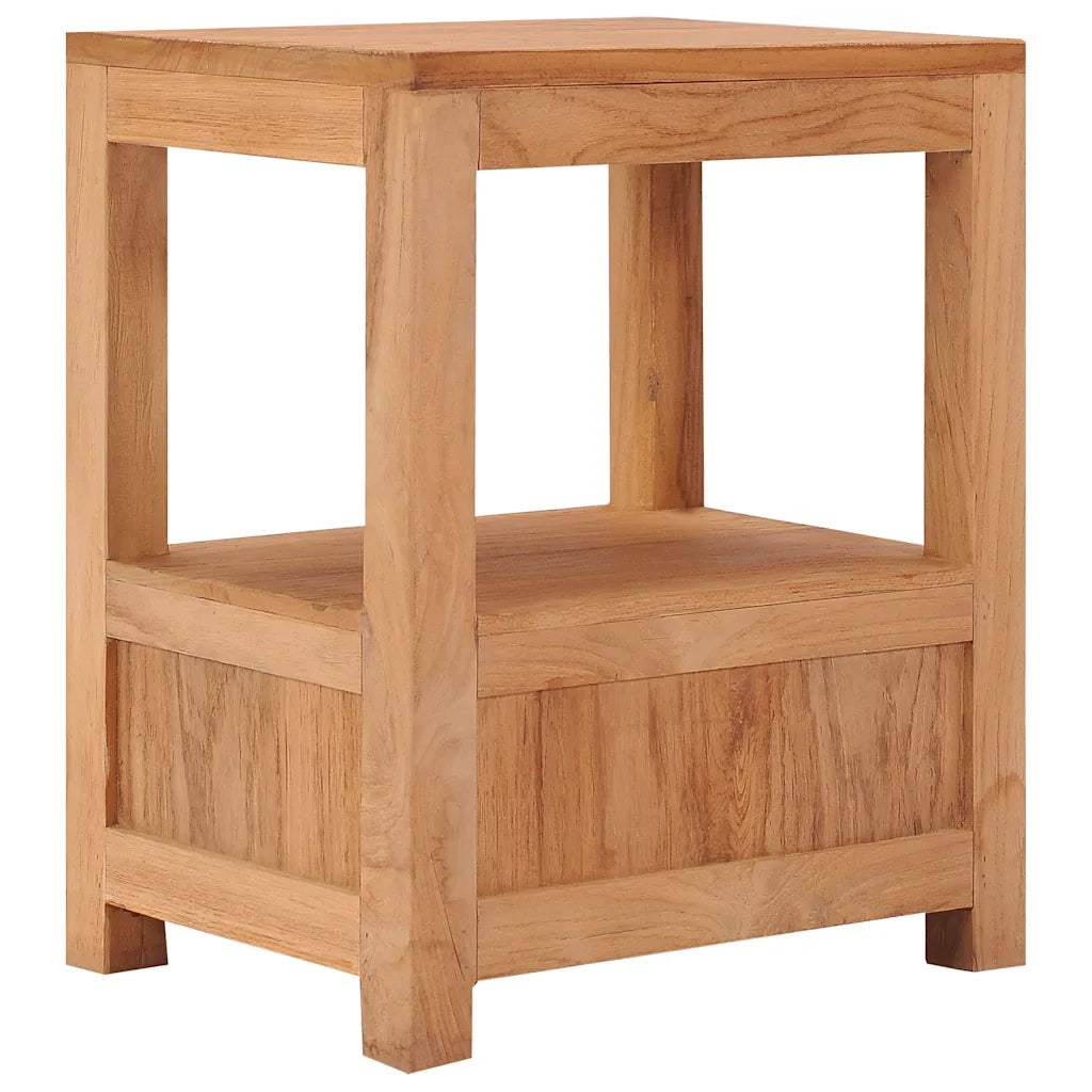 Comodino 40x30x50 cm in Legno Massello di Teak cod mxl 30913