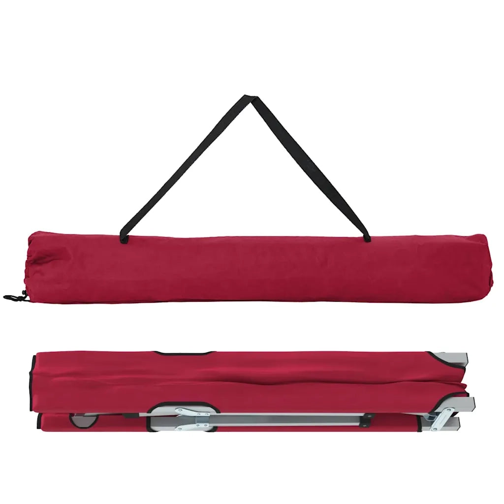 Letto da campeggio pieghevole 2 pz Rosso 194 x 62,5 x 42,5 cm CFW2151053