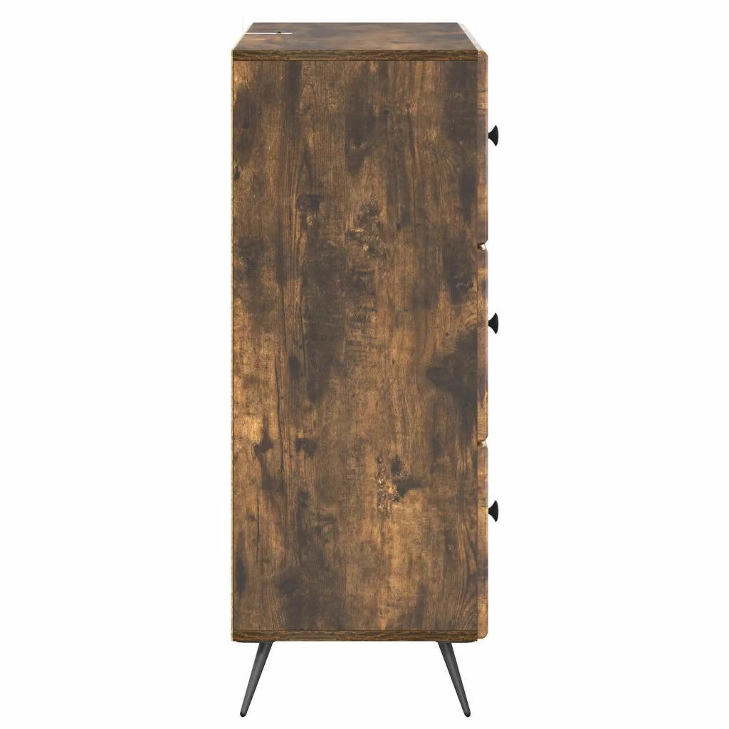 Mobile con Cassetti Rovere Fumo 66 x 34,5 x 90 cm 895530