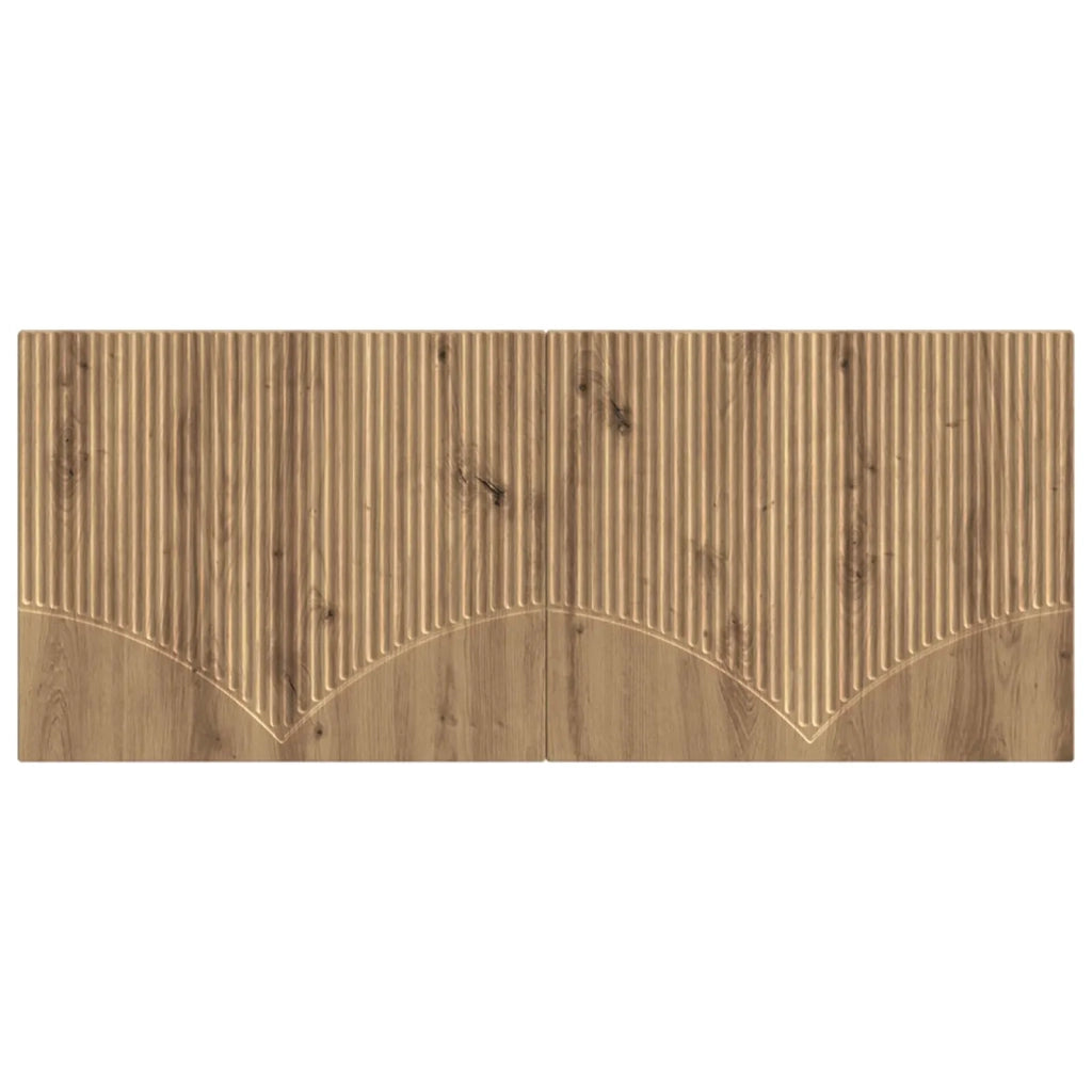 Testiera da Muro HOORN Rovere Artigianale Legno ingegnerizzato 897414