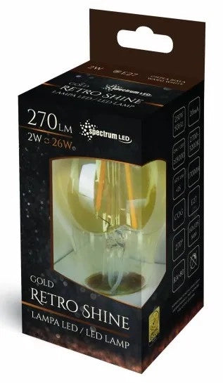 Bulbo Led Caldo E-27 230v 2w Edison 14077