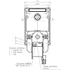 Ricambistufeapellet Motoriduttore per Stufa a Pellet Kenta K9177160 2 RPM Foro Albero 8,5mm Rotazione oraria con Encoder