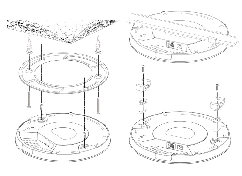 Access Point PoE 2x2 N da Soffitto, CAP300