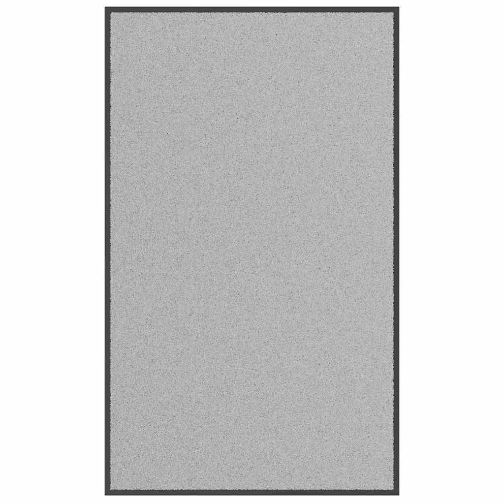 Zerbino antiscivolo flessibile per interni/esterni 90 x 150 cm in polipropilene grigio 02_0058186