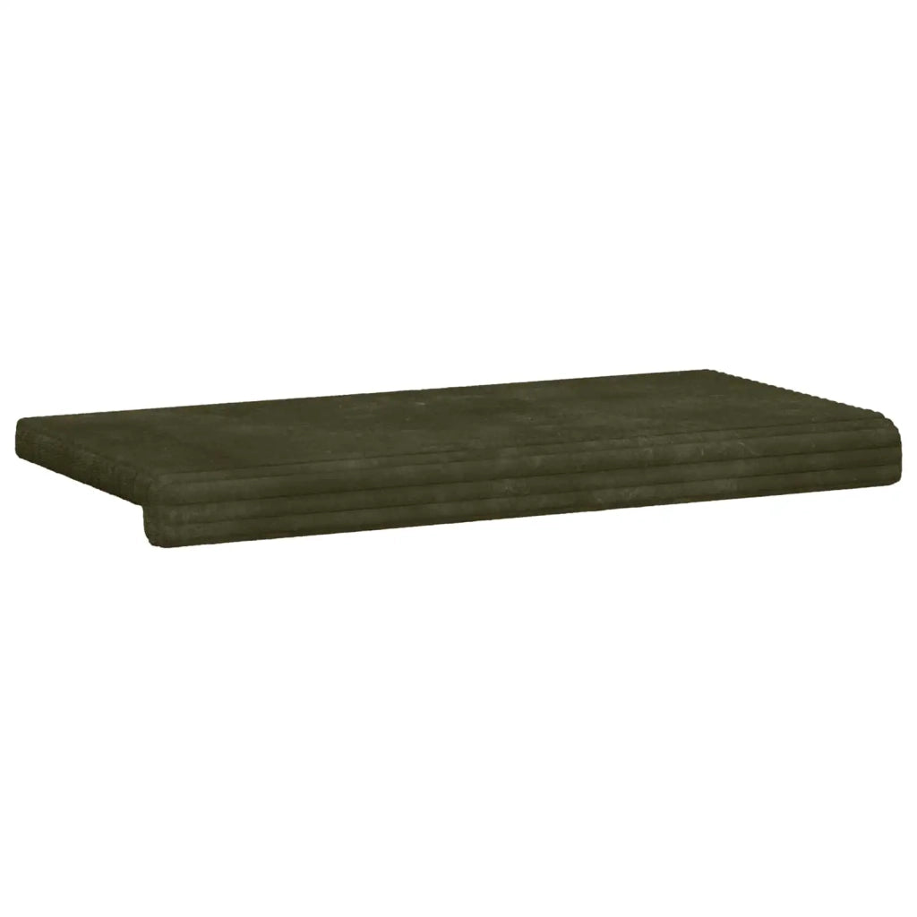 Cuscino per panchina Corduroy Morbido Verde Profondità 35 cm 42043301
