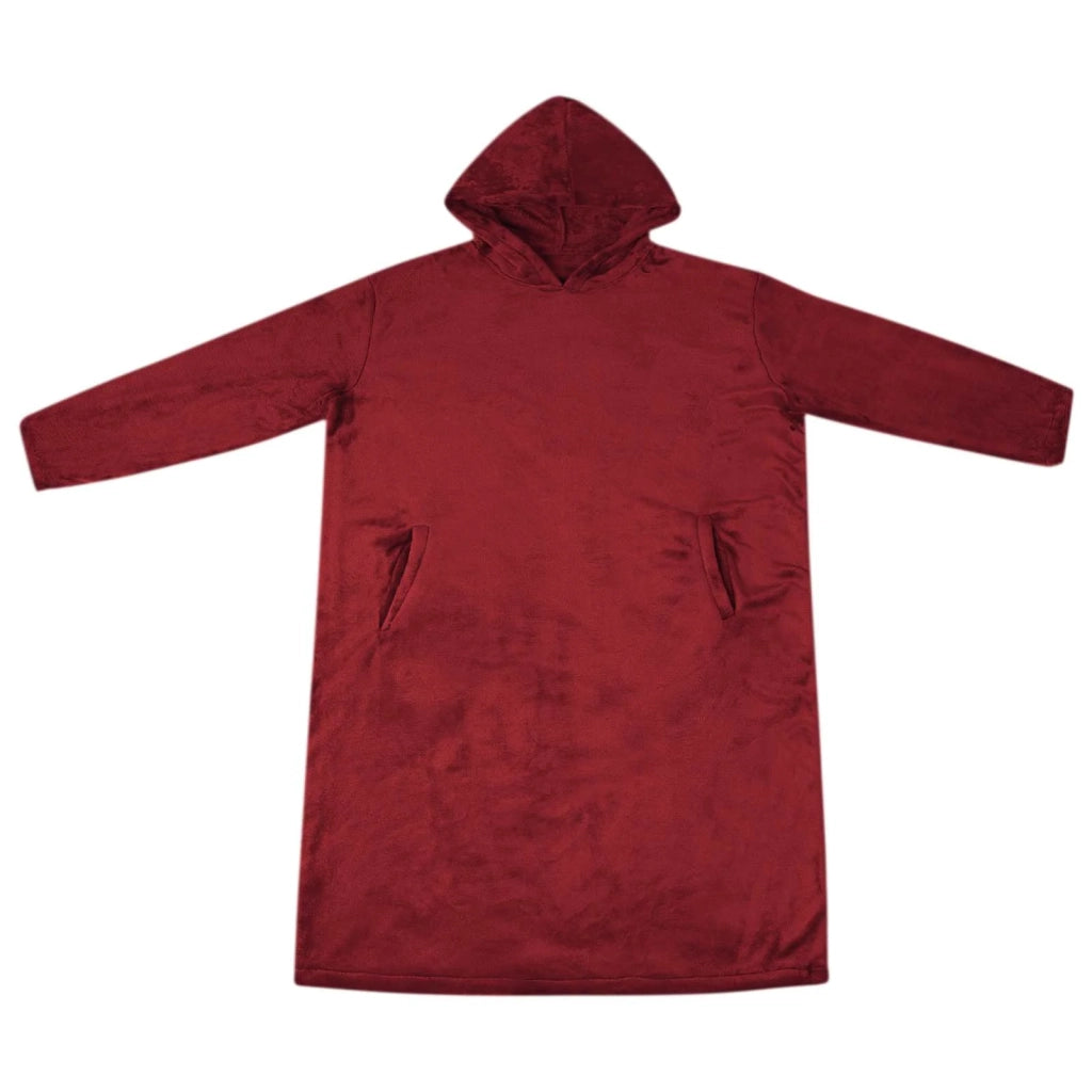Felpa coperta Rosso Bordeaux l Flanella CFW1357759