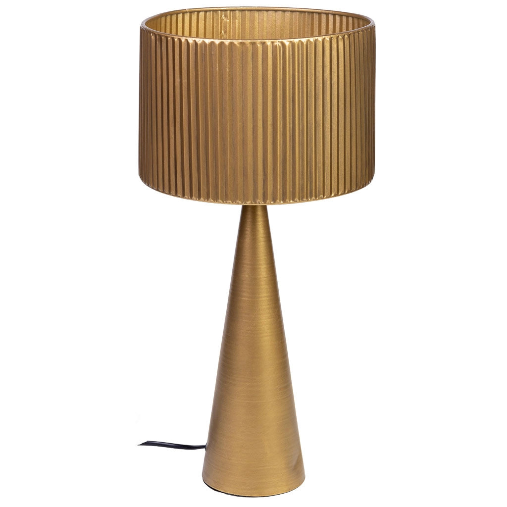 Lampada da tavolo in metallo 24x24x49,5h cm