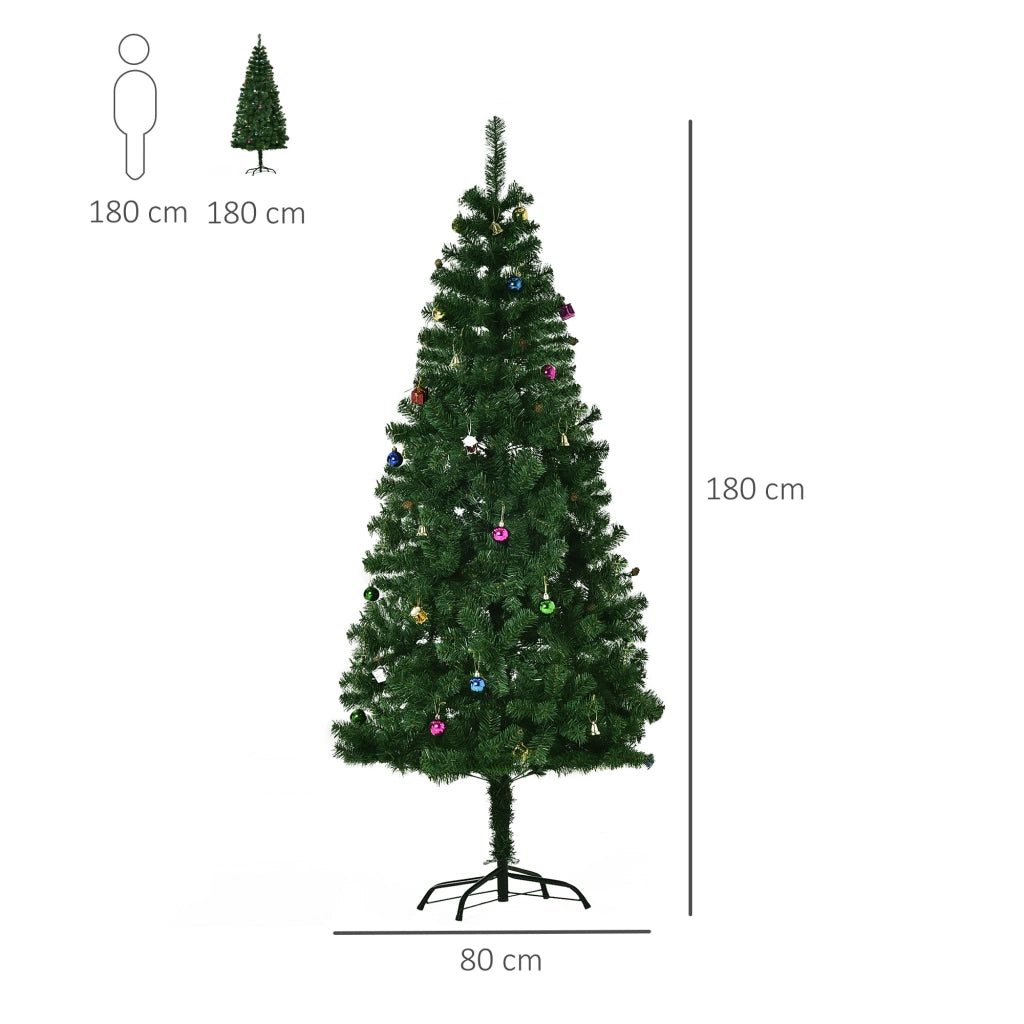 Albero di Natale Artificiale 180 cm ¨C Xylo ¨C 624 Rami Verde con Pigne