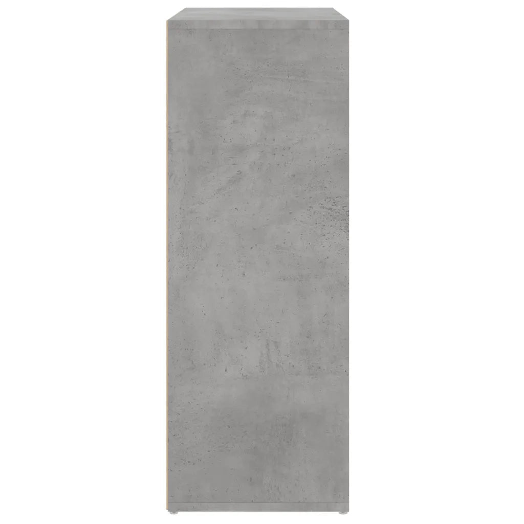 Credenze 2 pz Grigio Cemento 60x31x84 cm in Legno Multistrato 3276584