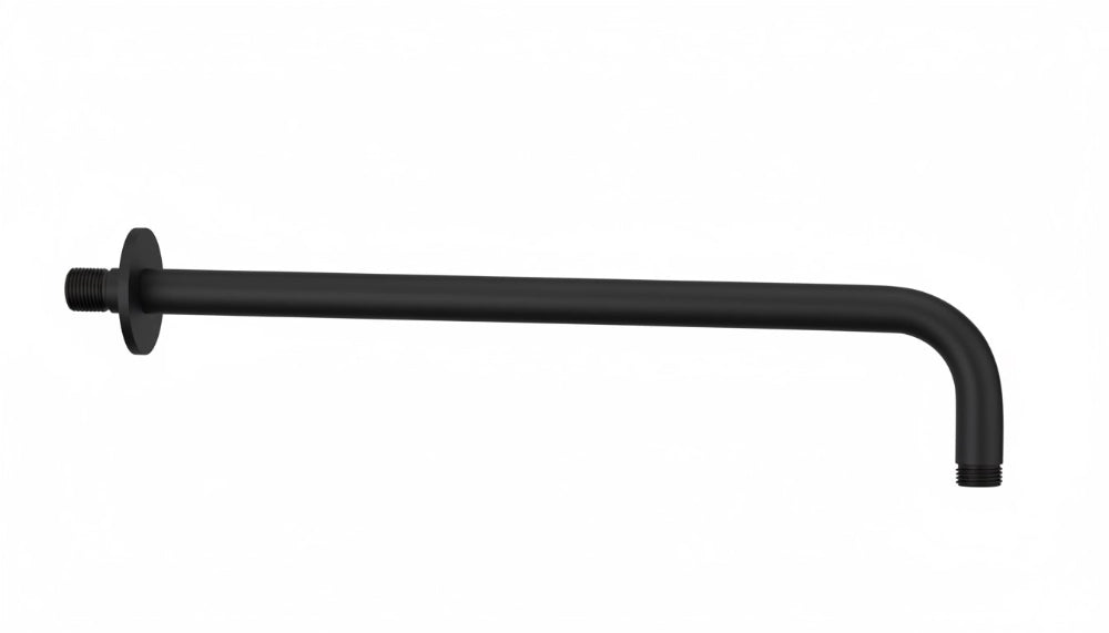 Braccio doccia parete 400 mm AISI 316L total black Testori