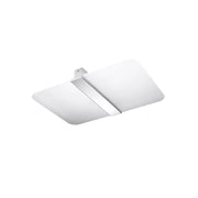 Plafoniera PETALA Pure Lume rettangolare bianca 2xG9