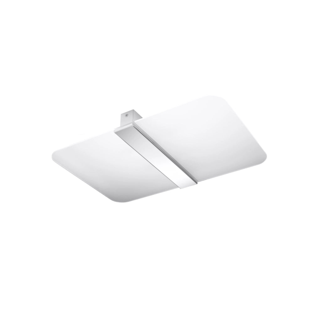 Plafoniera PETALA Pure Lume rettangolare bianca 2xG9