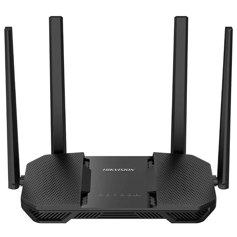 AC1200M Dual-band WiFi5 wireless router, 5GHz: 867Mbps + 2.4GHz 300Mbps, 3 × Gigabit LAN ports, 1 × Gigabit WAN port, 4 × 5-dBi antennas,Hik-Connect, Hik-partner Pro App,Hikvision Mesh