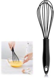 Sbattitore per neve con rivestimento resistente alle abrasioni - Manico ergonomico - Resistente al calore - Utensili da cucina - Duraturo - Silicone di qualità alimentare