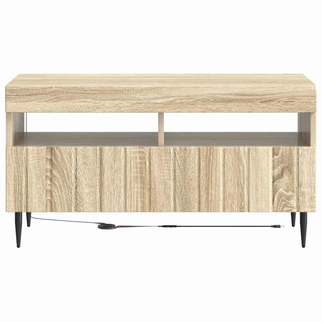 Mobile TV LED ZWOLLE Rovere Sonoma Legno ingegnerizzato 896557