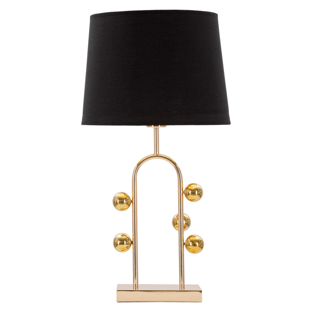 Babarora, Lampada da Tavolo Necessaria 1 Lampadina, oro