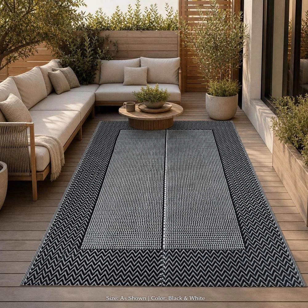 Outdoor Carpet ARAKIL Gray 190x290 Cm PP