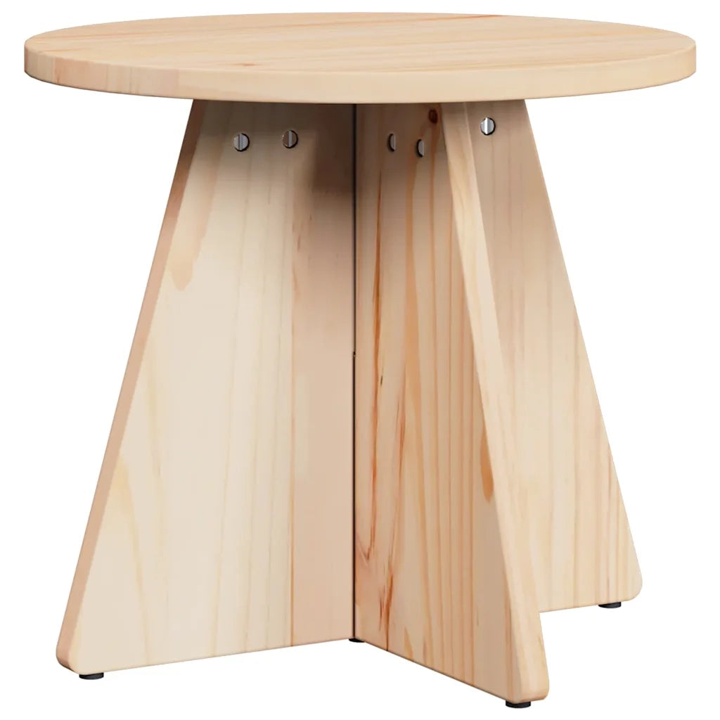 vidaXL Tavolino da salotto 3 pcs Naturale 49 x 49 x 30 cm