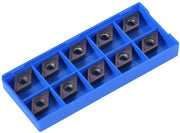 Inserti rotativi CNC a 10 stelle con forma a diamante in carburo DCMT11T304 VP15TF - Girello per filo per lavori di finitura - Girevoli per frese e macchine a frese.