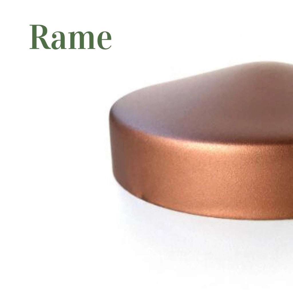 Copripalo Pali per Recinzioni rotondi, Tappo per Pali in Rame ø100 mm, Copertura Pali in Legno per Recinzione