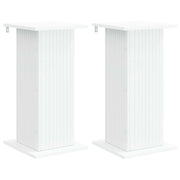 Supporto per piante | Sostegno per piante 2 pz Bianco 30,5 x 30 x 60,5 cm
