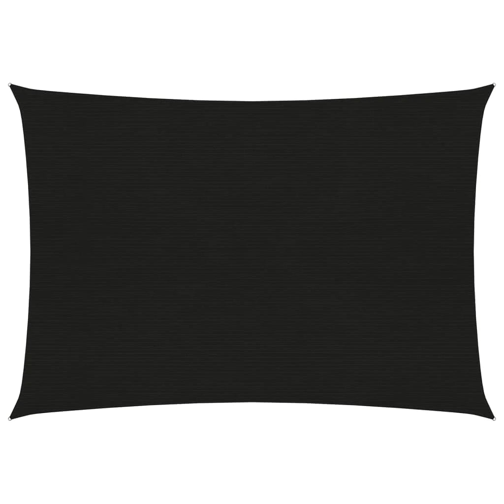 Vela ombreggiante/ombrellone 160 g/m² HDPE 2,5 x 3,5 m nero 02_0009184
