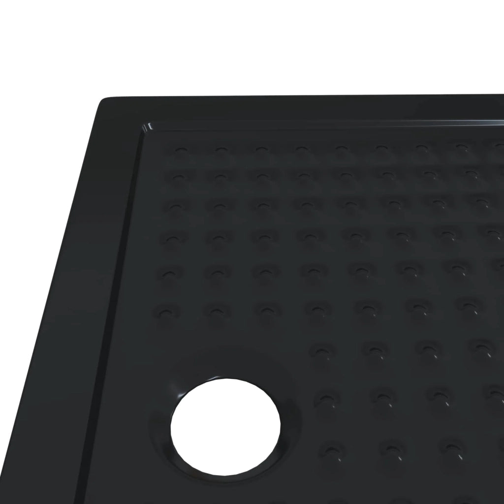 Vassoio base doccia con punti 90 x 70 x 4 cm ABS Nero 42033511