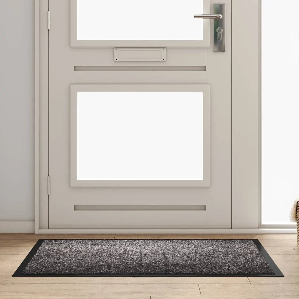 Zerbino | Tappetino Grigio chiaro 60 x 40 x 1.2 cm Tessuto Teddy