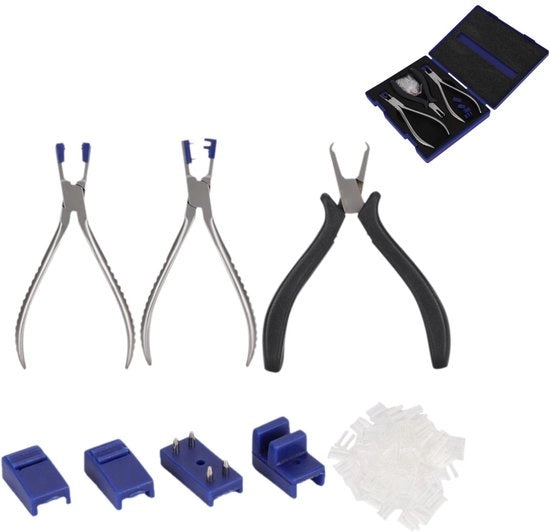 Set di riparazione occhiali professionale - Set di riparazione occhiali - Acciaio inossidabile - Kit di utensili da mano - Accessori - Facile da trasportare - Set di riparazione occhiali