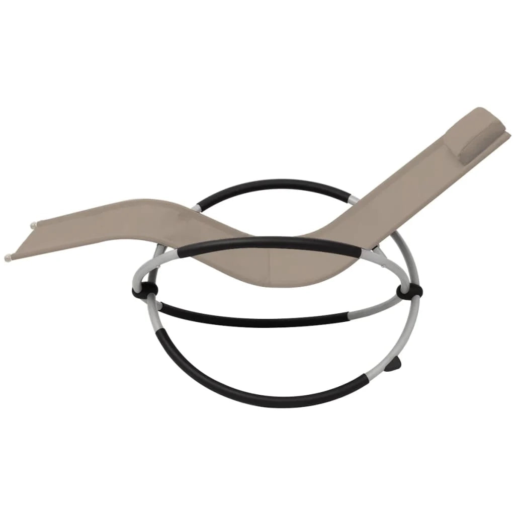 Lettino prendisole sedia a sdraio lettino prendisole letto da giardino mobili da giardino mobili da esterno geometrici acciaio color tortora 02_0012779