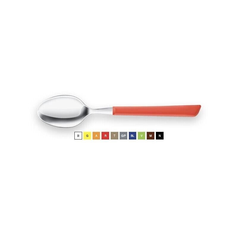 MAURY'S BEST QUALITY SET DA 6 CUCCHIAI DA TAVOLA DI COLORE ROSSO