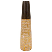 Vaso in ceramica dorata 15x15x61h