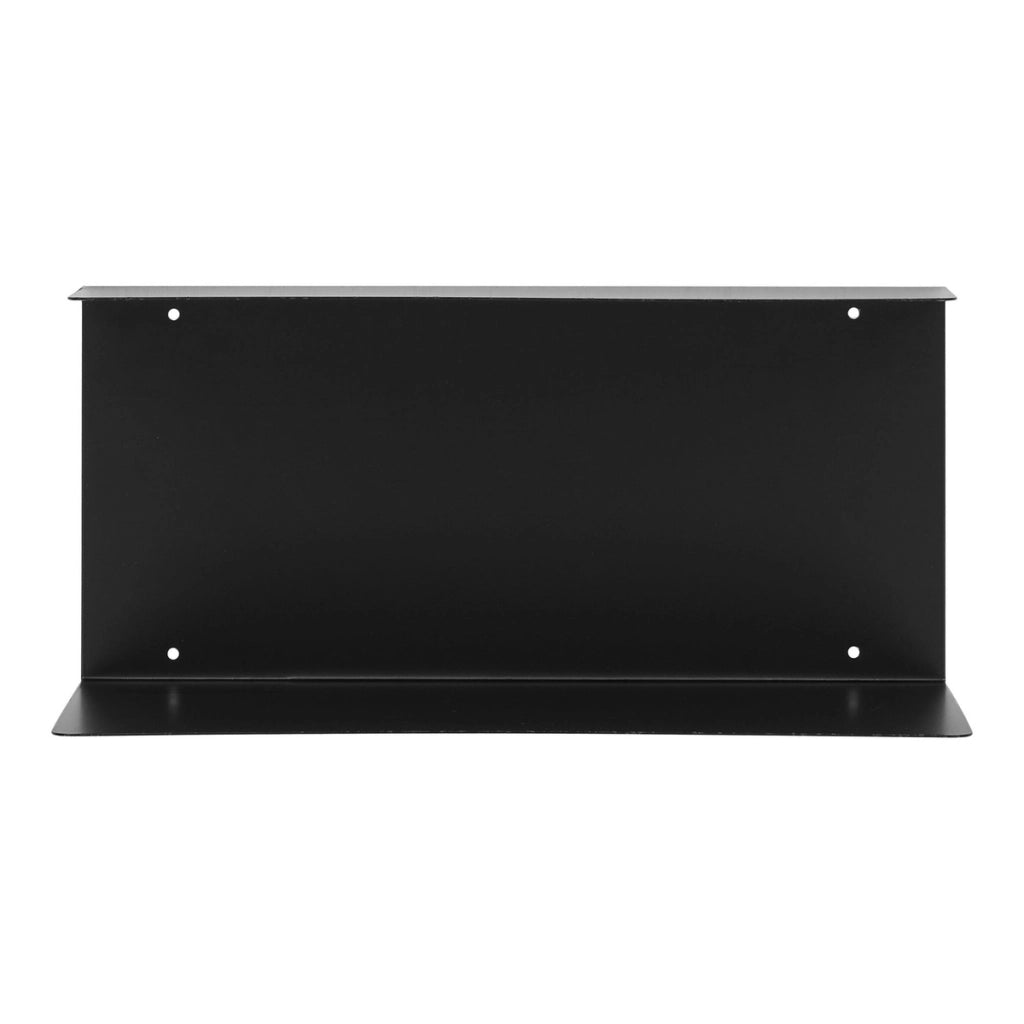Mensola da parete Lille in acciaio nero 40×18×18 cm