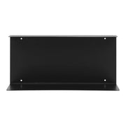 Mensola da parete Lille in acciaio nero 40×18×18 cm